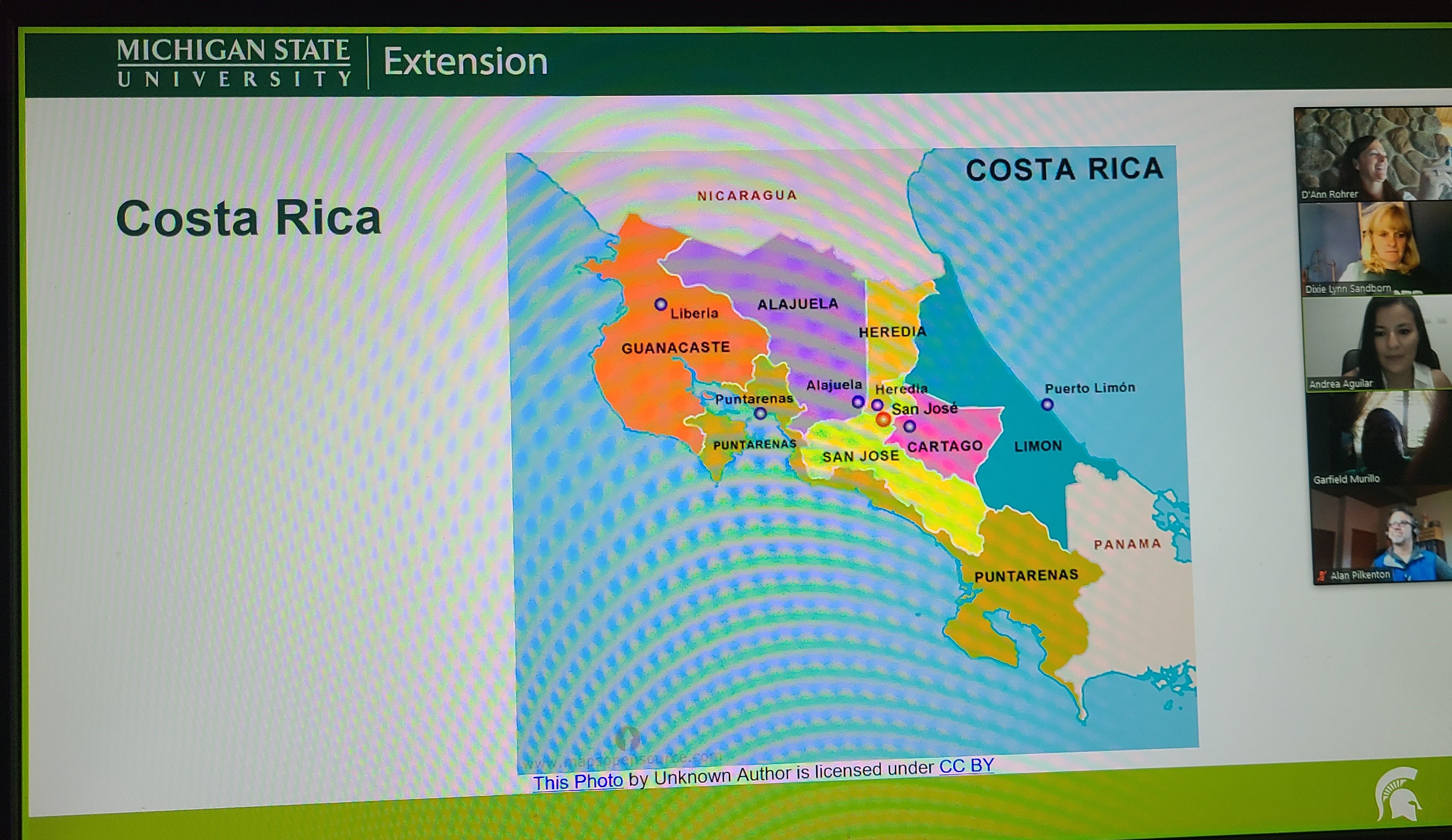 Map of Costa Rica
